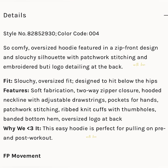 NEW Free People All Your Love Logo Hoodie - Picture 5 of 16